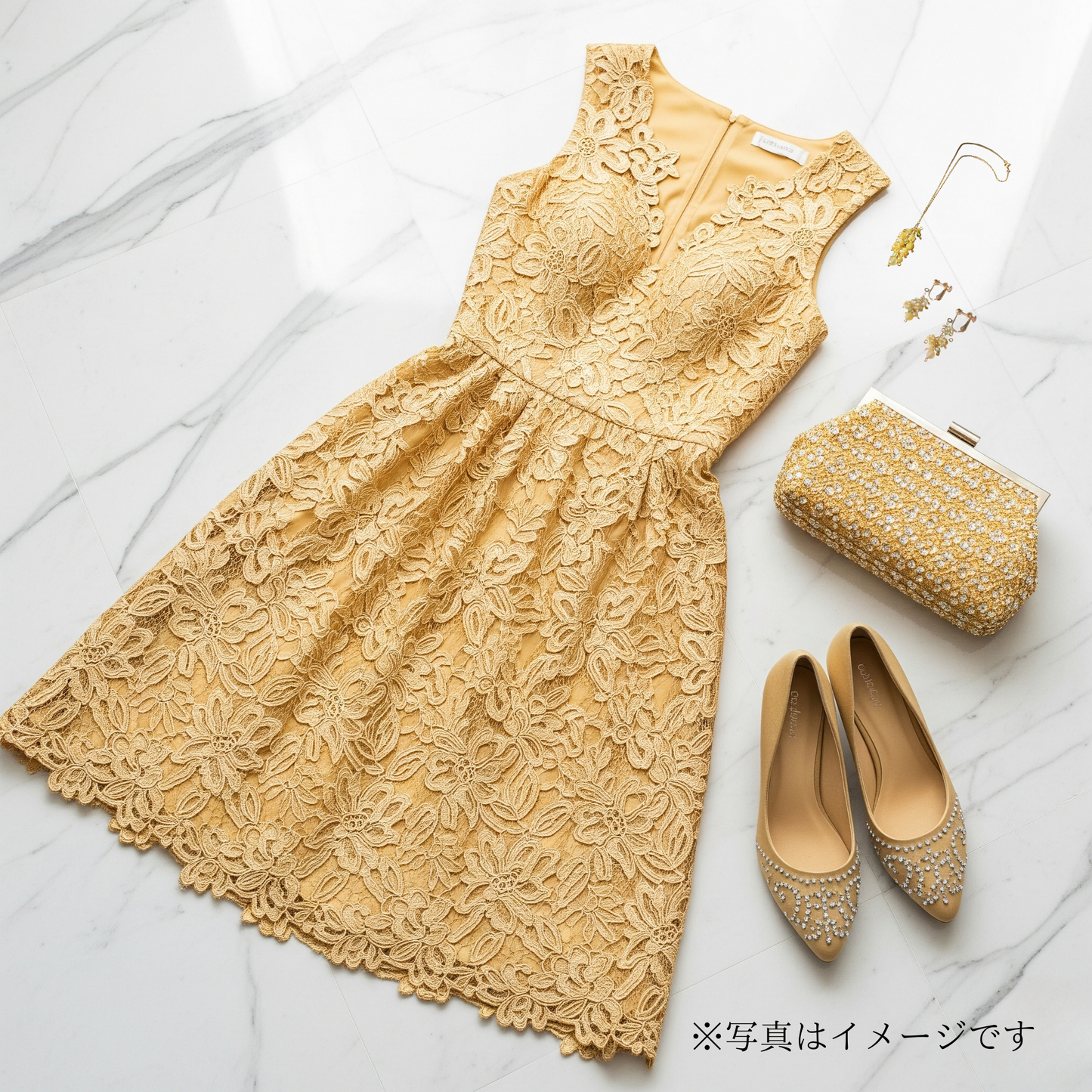 【★送料無料★】【✦14kgf金属アレルギー対応✦】天然石　〜10月の誕生石〜ふわふわミモザのイエローオパールネックレス