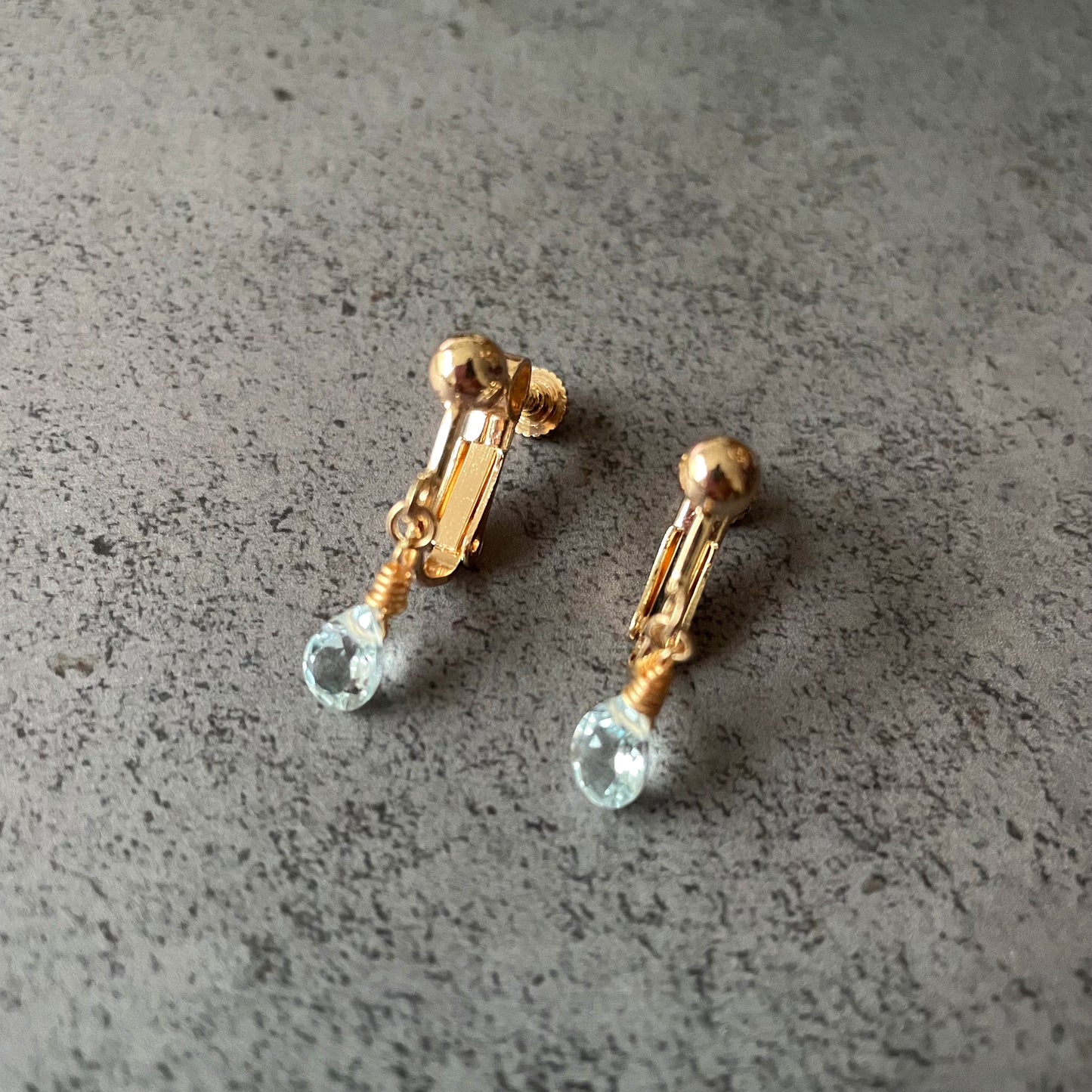 【★送料無料★】〜宝石品質の輝き〜1粒スカイブルートパーズのセットアクセサリー