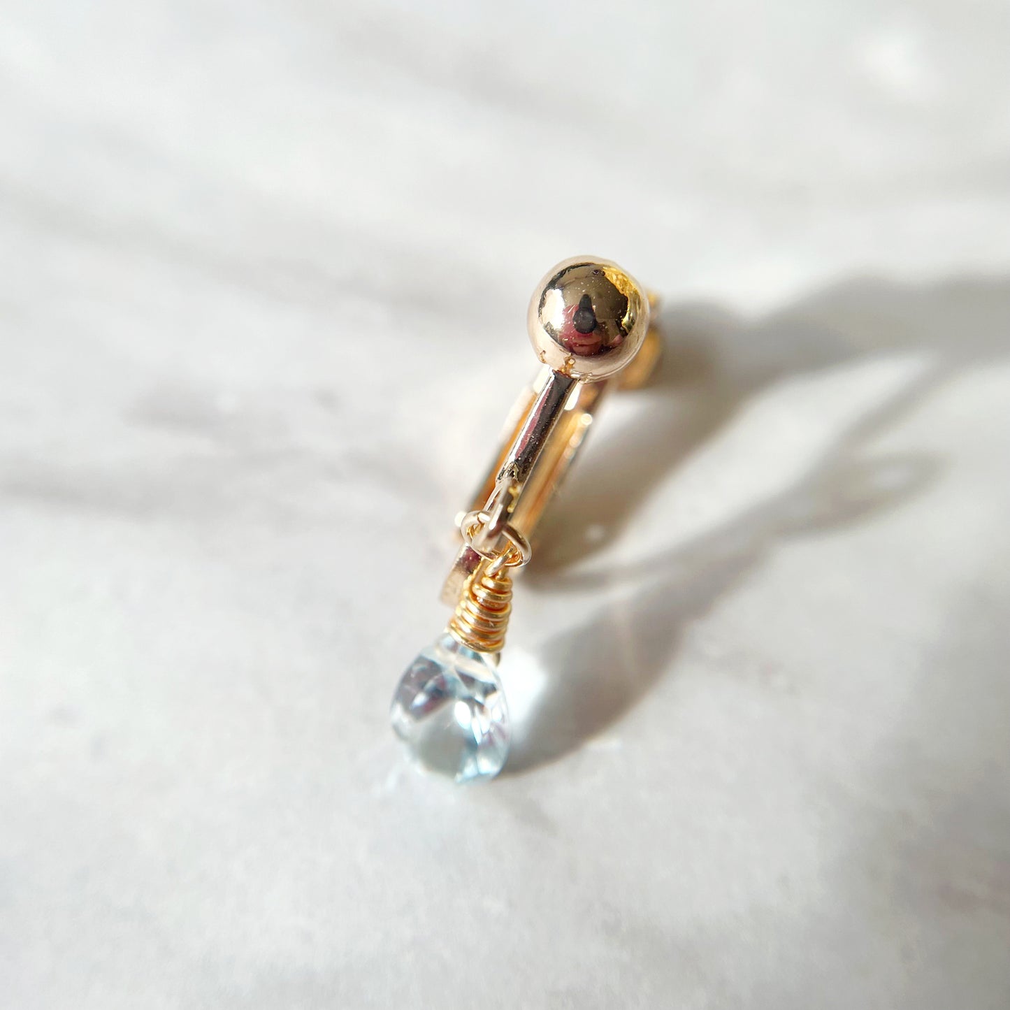 【★送料無料★】〜宝石品質の輝き〜1粒スカイブルートパーズのセットアクセサリー