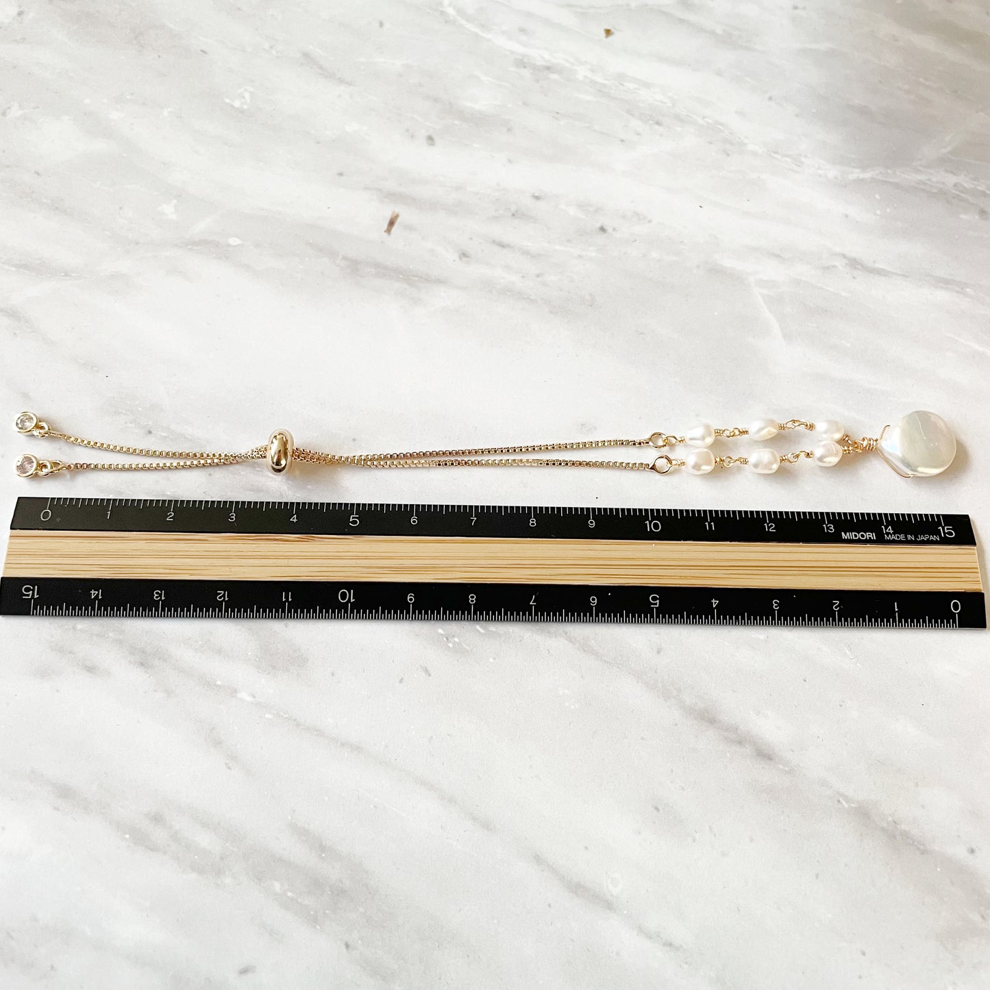 【★送料無料★】【✦14kgf金属アレルギー対応✦】天然石  〜6月の誕生石〜 艶めく淡水パールのブレスレット