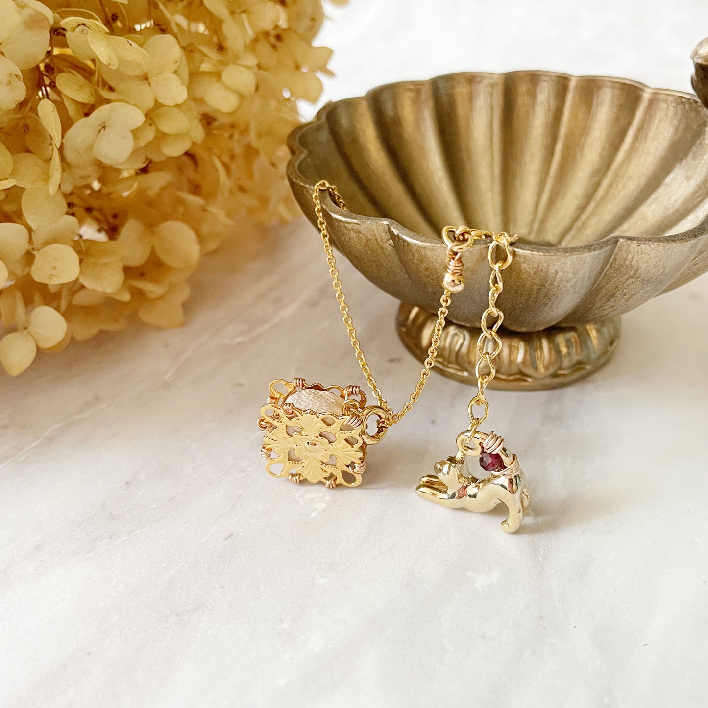 【バックチャーム×アロマ】\お世話になった方へのギフトにも･:*/香りを楽しむアロマと猫のバックチャーム